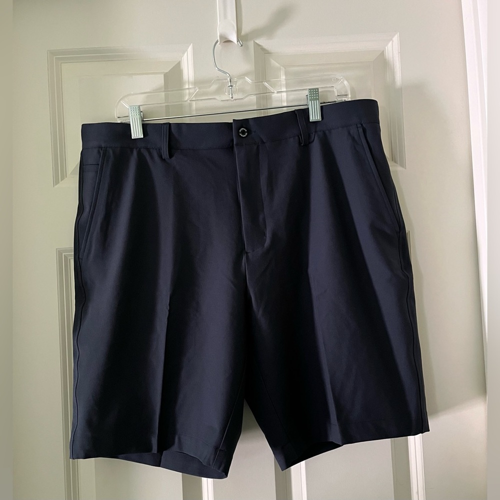 Dunning Golf WESTPORT 9" SHORT Blue 5 pocket Activewear Casual Stretch size 35